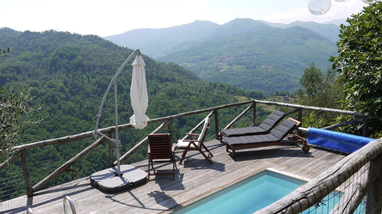 Piscina Con Vista Βίλα Bagni di Lucca Εξωτερικό φωτογραφία