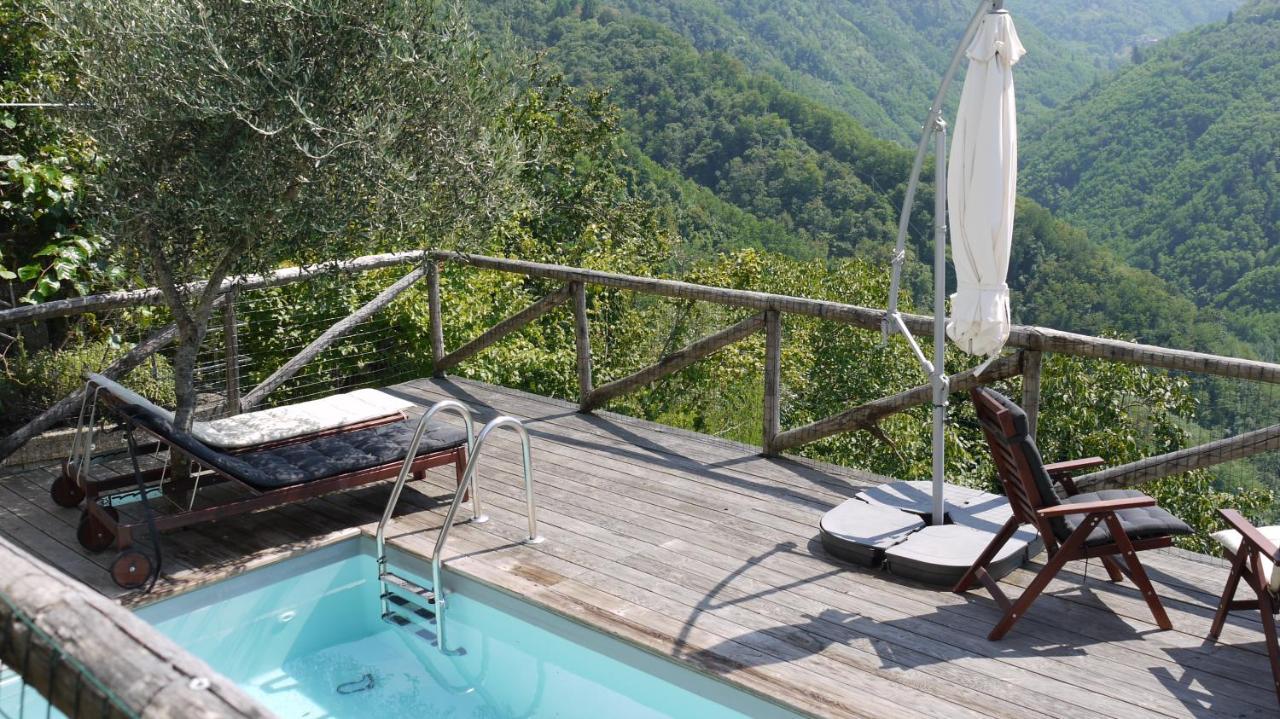 Piscina Con Vista Βίλα Bagni di Lucca Εξωτερικό φωτογραφία